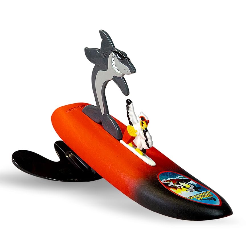 Surfer Dudes Legends & Surfer Pets Wave Powered Mini-Surfer, Pet and Surfboard Beach Toy