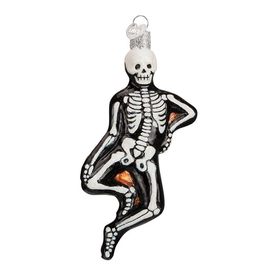 Old World Christmas Halloween Decorations Glass Blown Ornaments for Christmas Tree Frankenstein and Bride