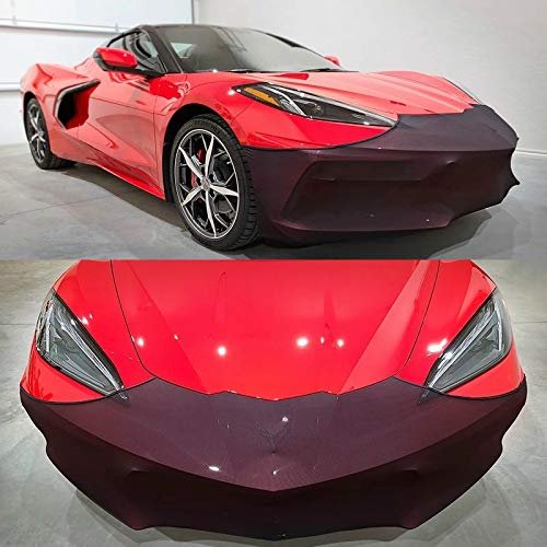C8 Corvette Stingray NoviStretch Front + Mirror Bra Combo High Tech Stretch Mask Fits: C8 2020 + Later Base and Z51 Corvettes