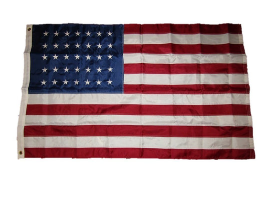3x5 Embroidered Sewn 35 Star Linear 210D Solarmax Nylon Flag 3'x5'