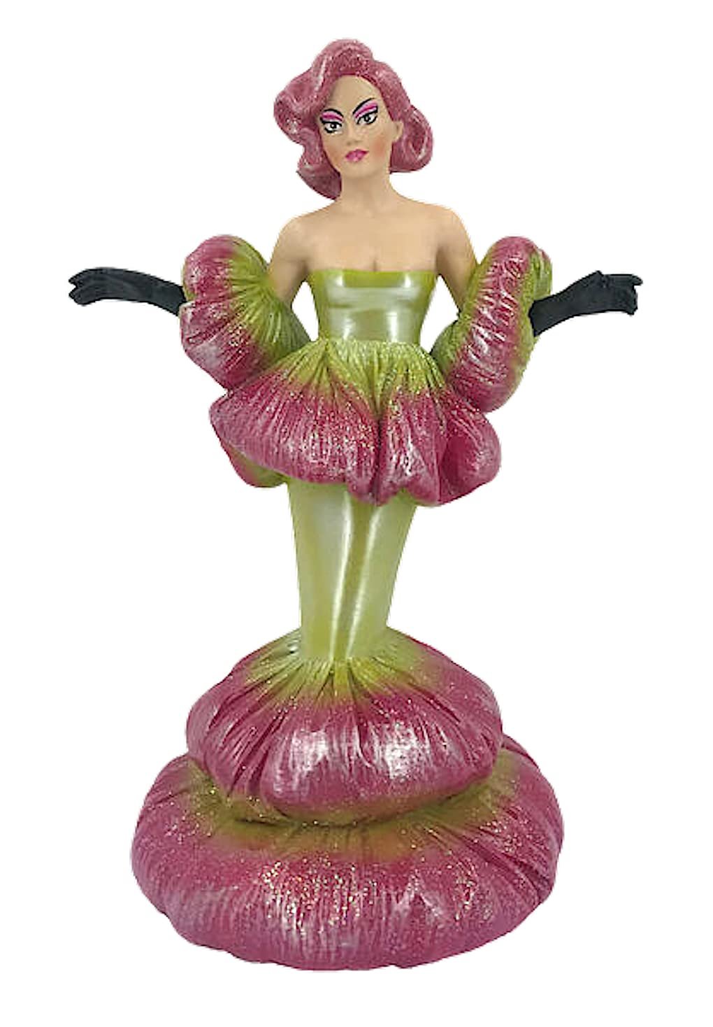 December Diamonds What a Drag Flora Vie En Rose Ornament Figurine Drag Queen