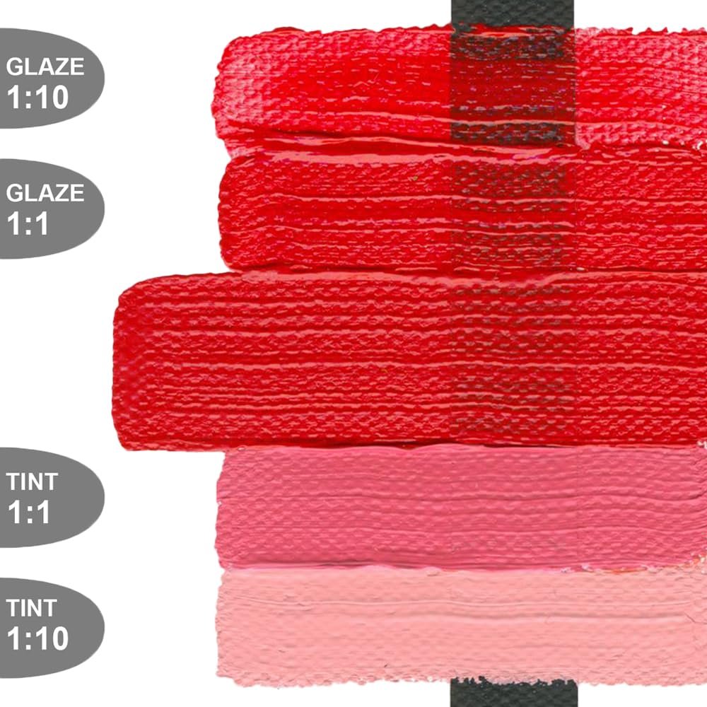Heavy Body Acrylics by GOLDEN, Pyrrole Red, 5 fl. oz. Tube, Professional Acrylic Paint, Semi-Opaque