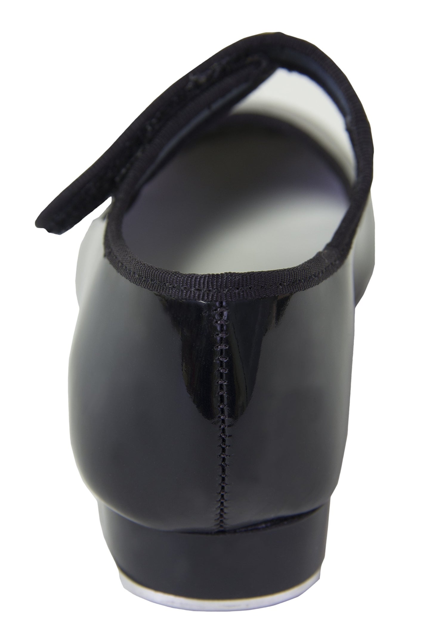 Danz N Motion Danshuz Toddler/Child Black-Patent Hook and Loop Touch Closure Tap Shoes