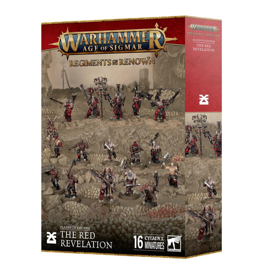 Games Workshop Warhammer AoS: Regiments of Renown: Blades of Khorne: The Red Revelation