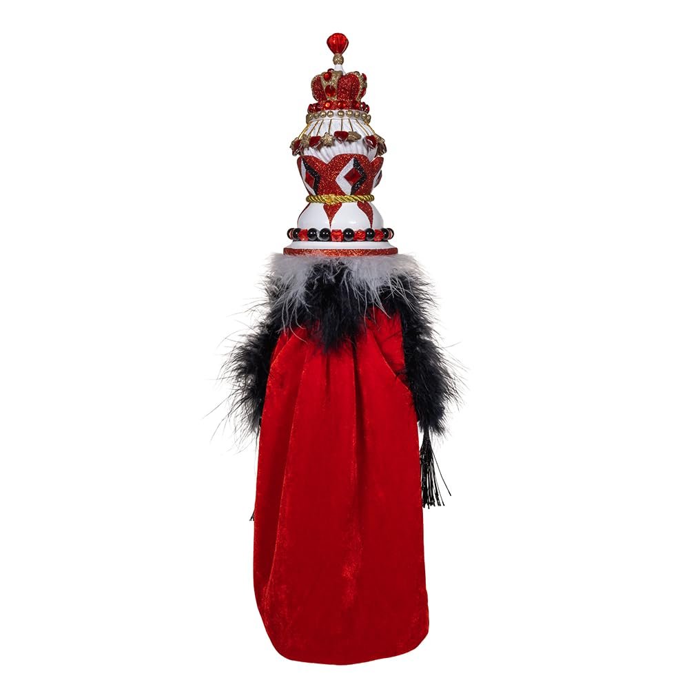 Kurt Adler 18.8-inch Hollywood Nutcrackers™ King of Hearts with Cape Nutcracker