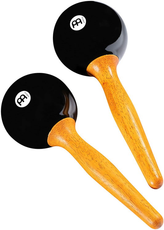 Live Maracas Hand Shaker Rattles with All-weather Synthetic Shells and Handles — NOT MADE IN CHINA — Great for Live Performances, 2-YEAR WARRANTY