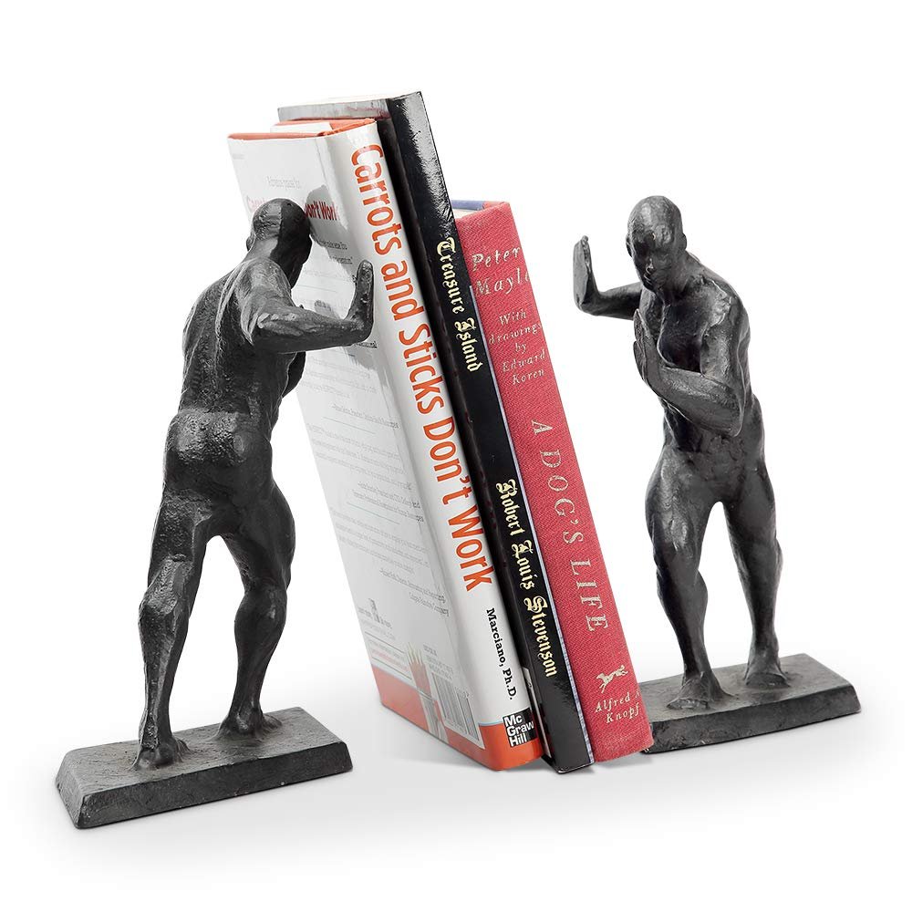 Greek Athlete Strong Men Bookends