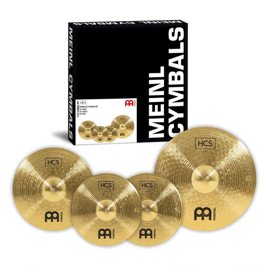 Meinl Cymbals HCS141620 HCS Cymbal Box Set Pack with 14-Inch Hi Hat Pair, 16-Inch Crash, 20-Inch Ride (VIDEO)