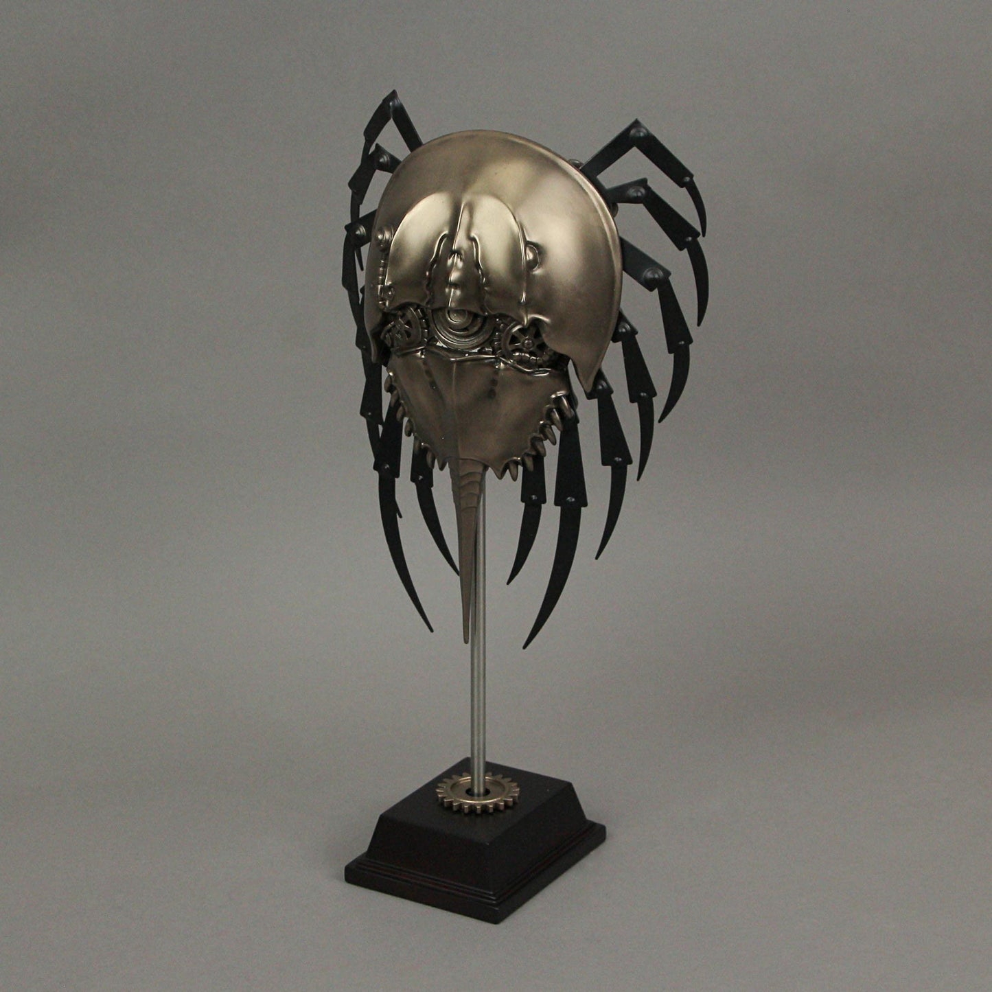 Veronese Design 11 5/8" Steampunk Horseshoe Crab with Display Stand