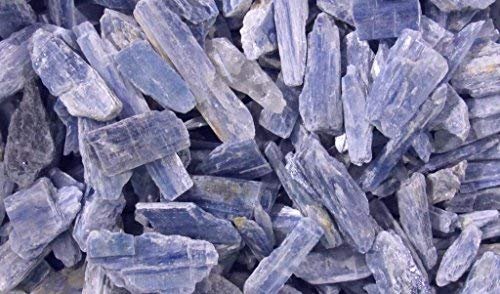Zentron Crystal Collection: Rough Natural Blue Kyanite Stones 1-3" Pieces