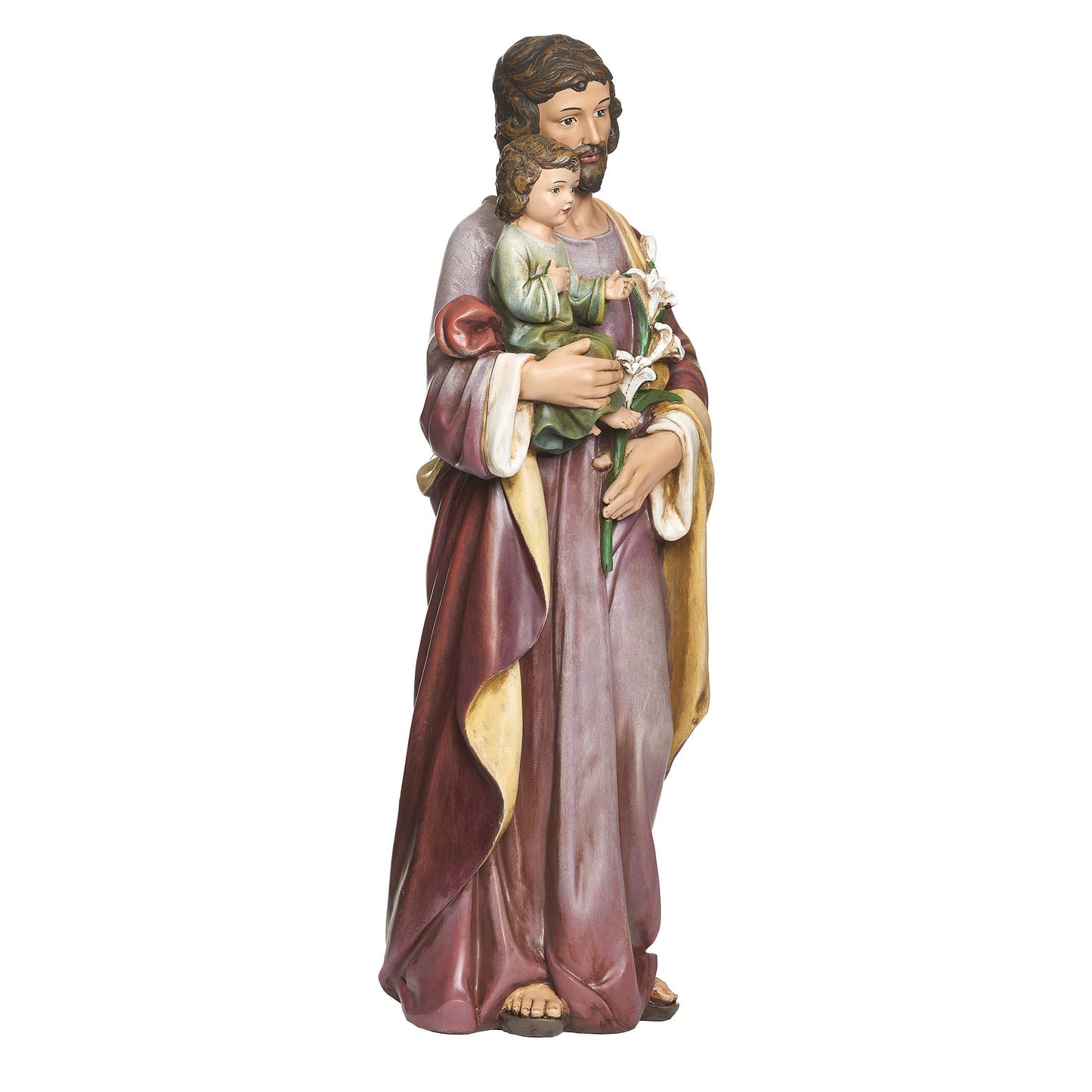 Joseph's Studio by Roman - 25" H St. Joseph and Child Jesus Figure, Renaissance Collection, Religious Gift, Home Decor