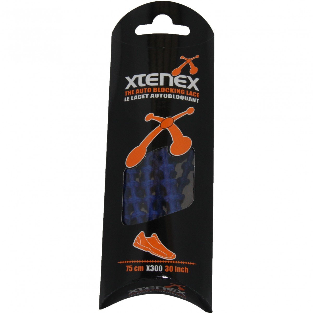 XTENEX X300 Series 30" Shoelace - Patented Flare Knot, Performance Fit - Enhanced Comfort - Royal Blue