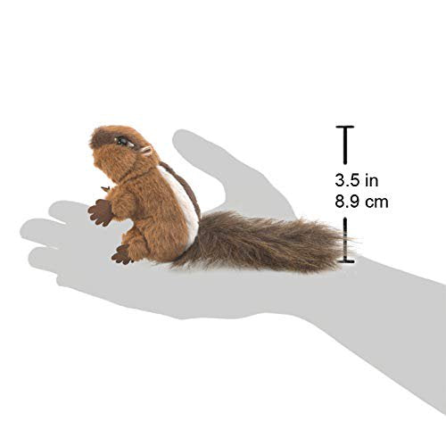 Folkmanis Mini Chipmunk Finger Puppet Tan, White, Brown, 1 EA