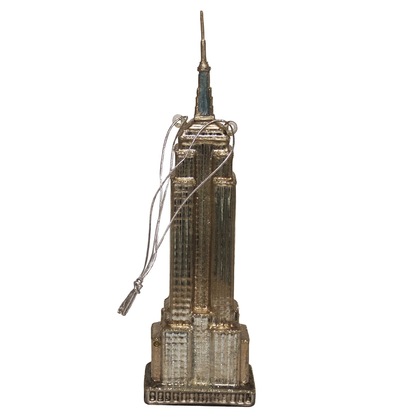 Kurt Adler Noble Gems Empire Skyscraper Ornament, 6.5-Inch