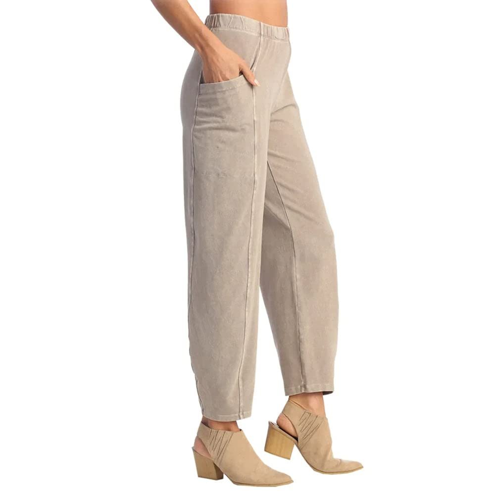 Jess & Jane Mineral Washed Lantern Pants - M100
