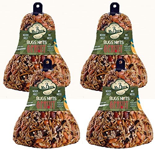 Mr. Bird Bugs, Nuts, & Fruit Wild Bird Seed Bell 12.5 oz.