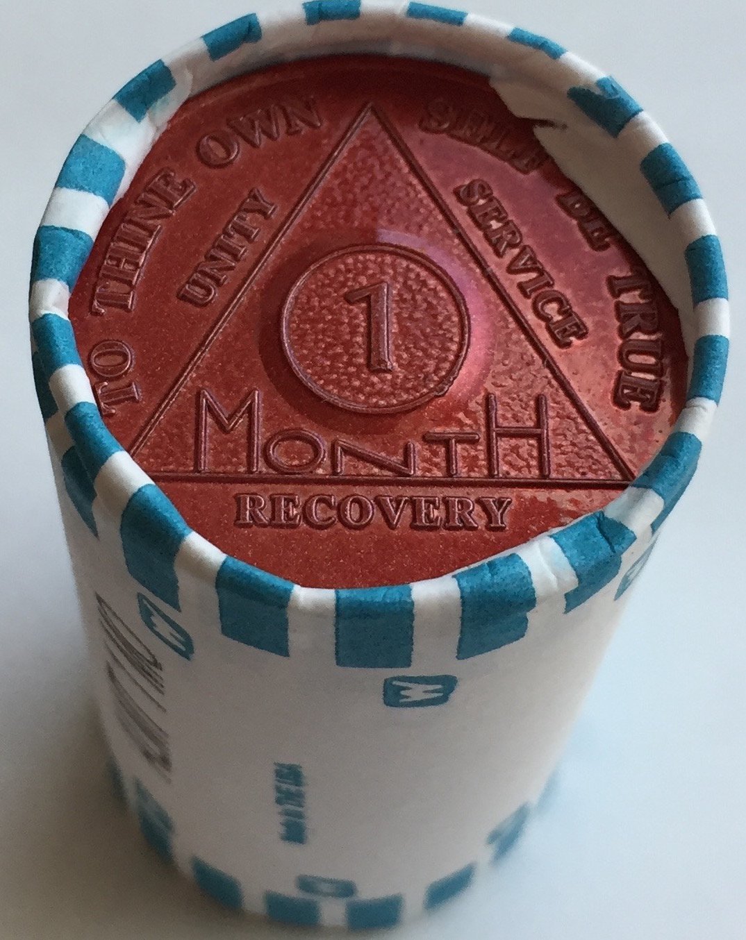 wendells Bulk Lot 25 Aluminum 1 Month AA Medallions 30 Day Alcoholics Anonymous Chips