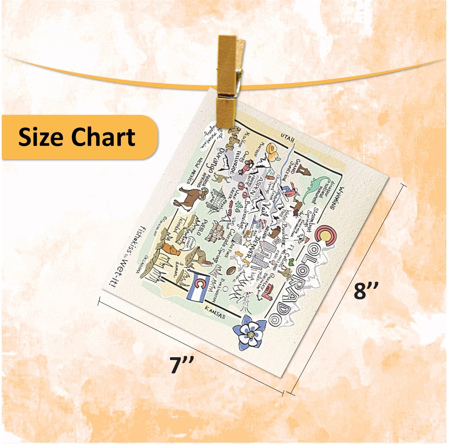 Wet-It! Swedish Dishcloth States – Reusable Paper Towels, Highly Absorbent & Biodegradable Dish Cloths, Non-Scratch, Durable, Machine Washable Cleaning Towels