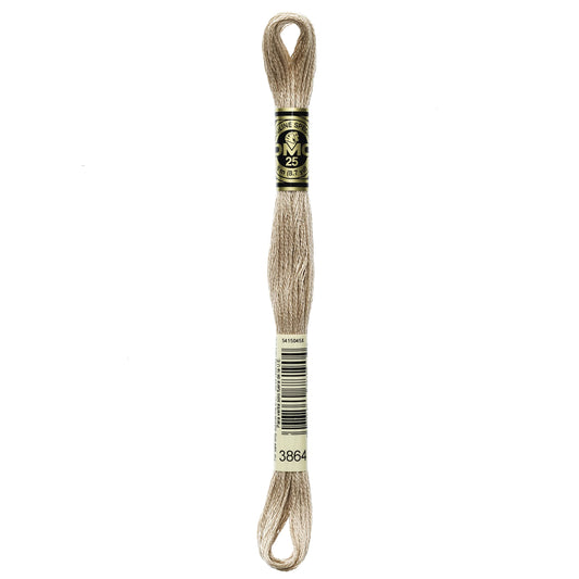 DMC 6-Strand Embroidery Cotton Floss, Light Mocha Beige