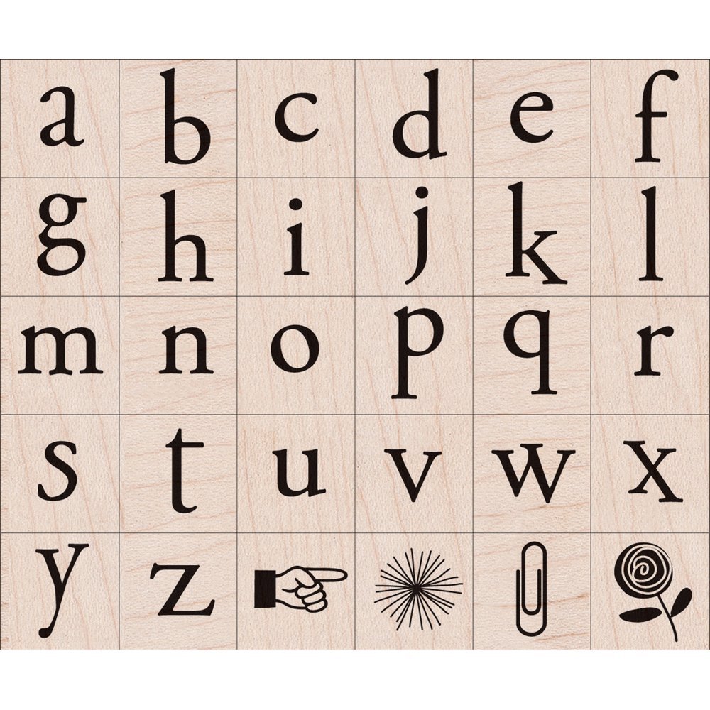 Hero Arts LP453 Wood Sets, Golden Age Large Letter Set