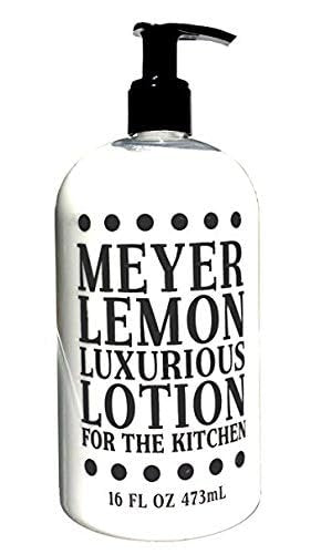 Greenwich Bay Trading Company Kitchen Collection Bundle: Meyer Lemon - 16 Ounce Shea Butter Lotion & 16 Ounce Hand Soap