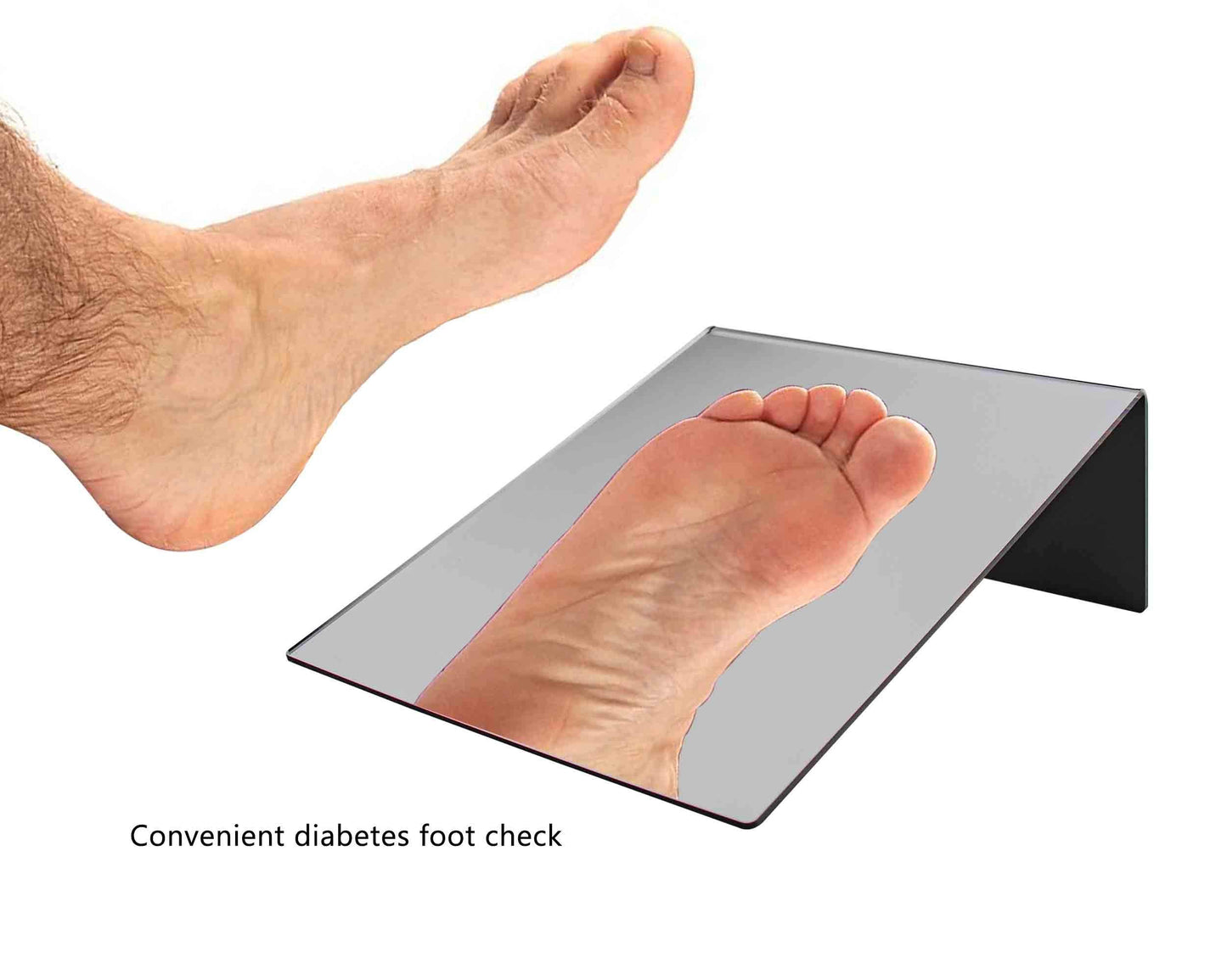 Marketing Holders Acrylic Mirror 8” x 10” Counter Top Slanted Back L Shape Vertical Easel Mirrors No Assembly Jewelry Shop Hair Salon Piercing Kiosk Perfect Travel Locker or Desk Makeup Mirrors