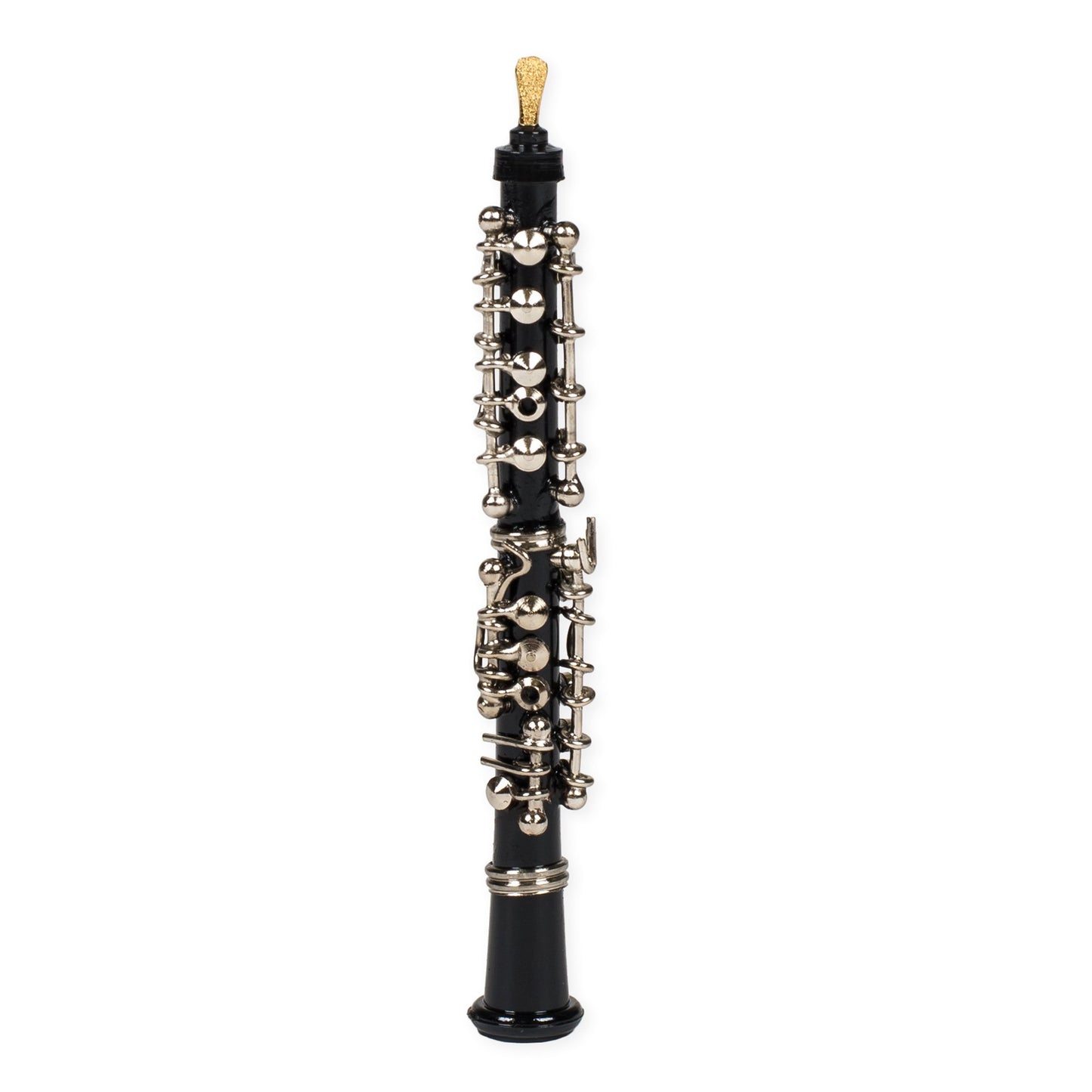 Broadway Gift Co. Oboe Miniature Replica Black and Gold Tone 1.5 x 3 Resin Tabletop Figurine