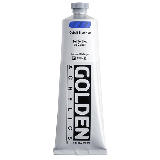 5 Oz Heavy Body Acrylic Color Paints Color: Cobalt Blue Hue