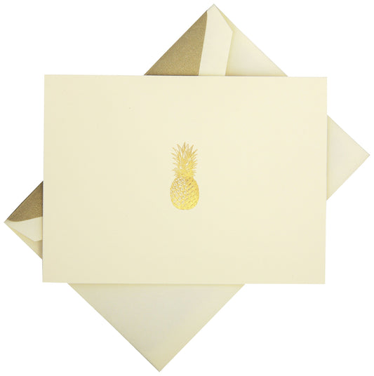 Crane & Co. Hand Engraved Pineapple Note (RF1411)