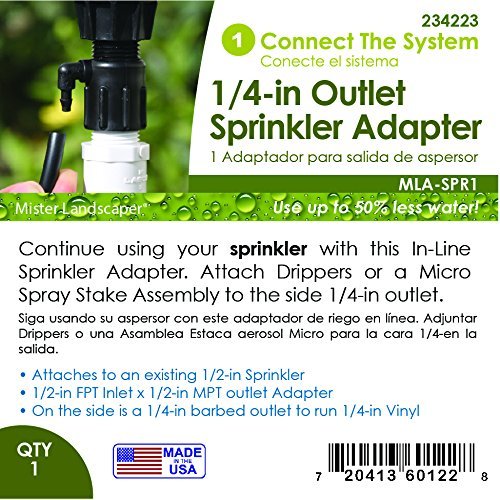 Mister Landscaper 1/4-in Outlet Sprinkler Adapter