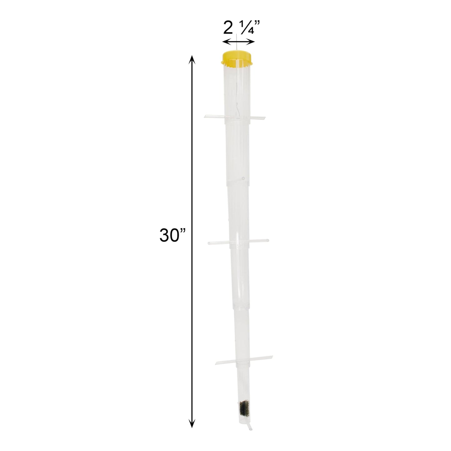 S&K Tornado Clear Collapsible Finch Feeders, Pack of 2