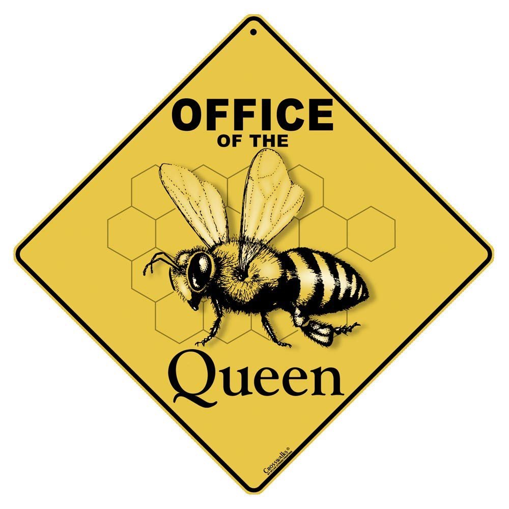 CROSSWALKS Office of Queen Crossing 12" X 12" Aluminum Sign (X207)