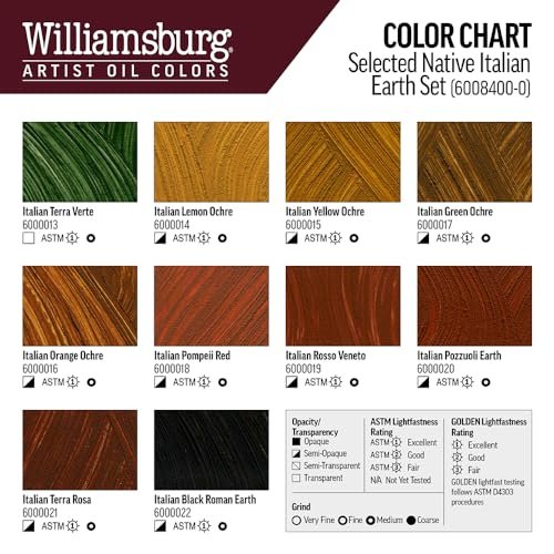 Williamsburg Artist Oil Colors by GOLDEN, Black, Gray and White, Professional Oil Paint