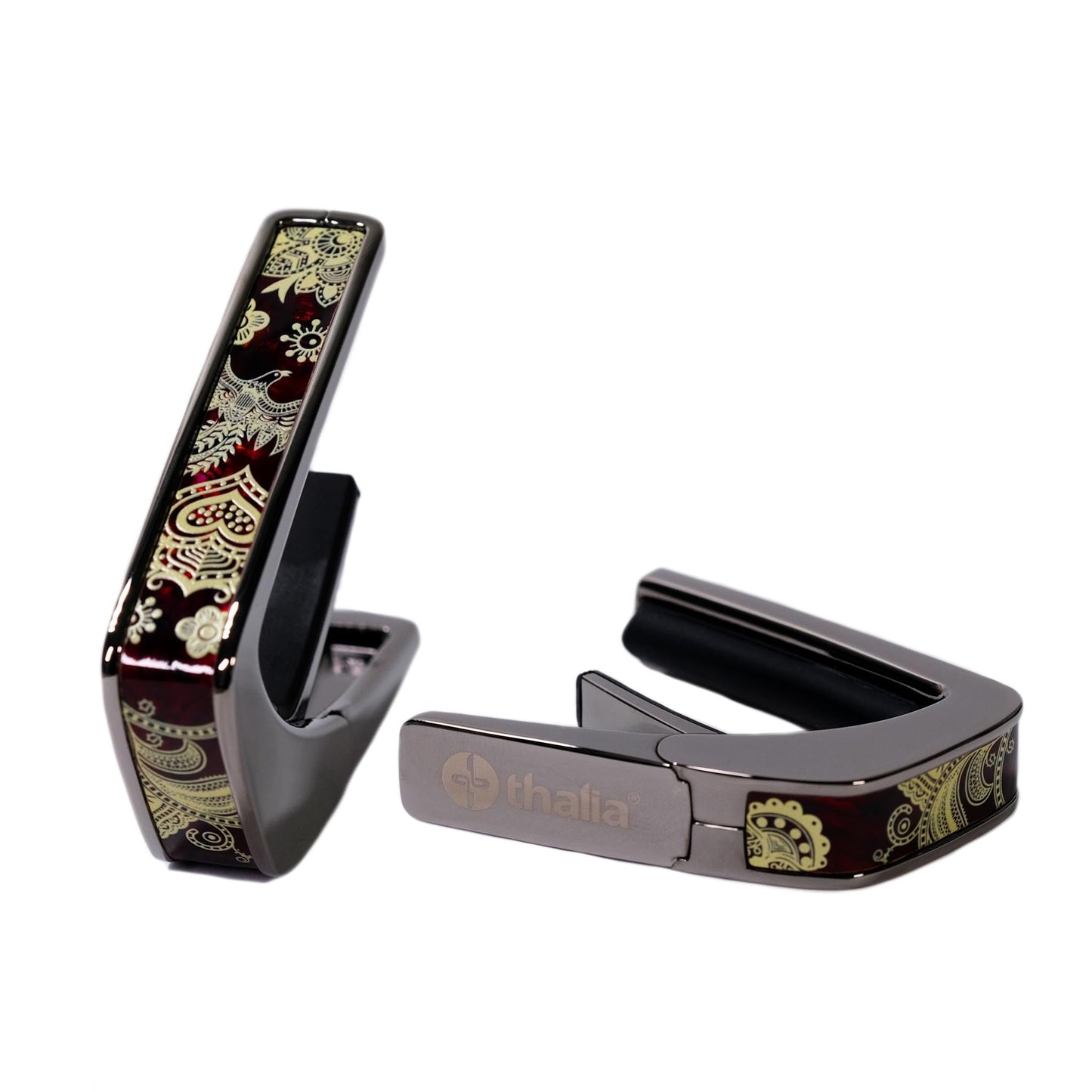 Thalia Guitar Capo - Deluxe Series (New Model with (2) Universal OctaveTouch Fret Pads)