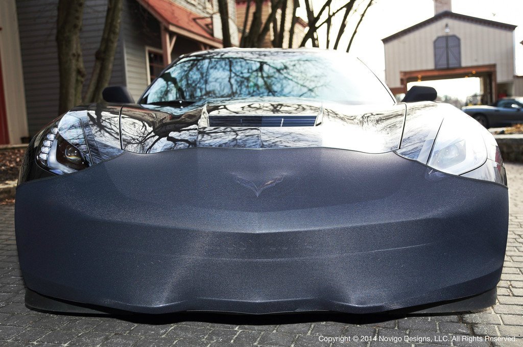 Novistretch C7 Corvette Stingray Front Bra High Tech Stretch Mask Fits: C7 2014 and Newer Corvettes