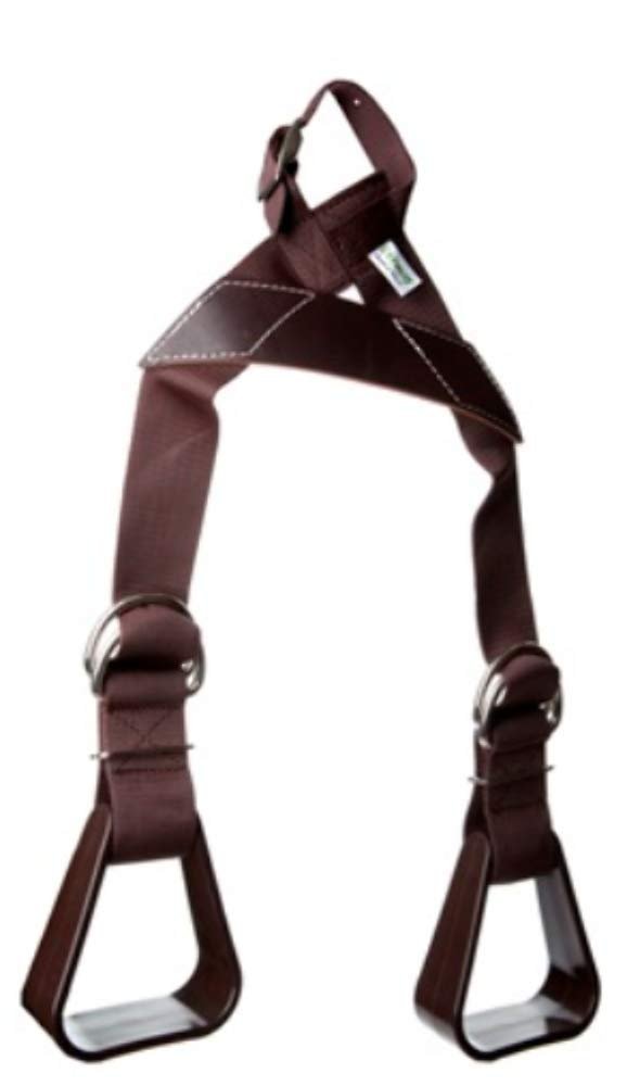 HILASON Western Kid Nylon Leather Buddy Slip-On Stirrups
