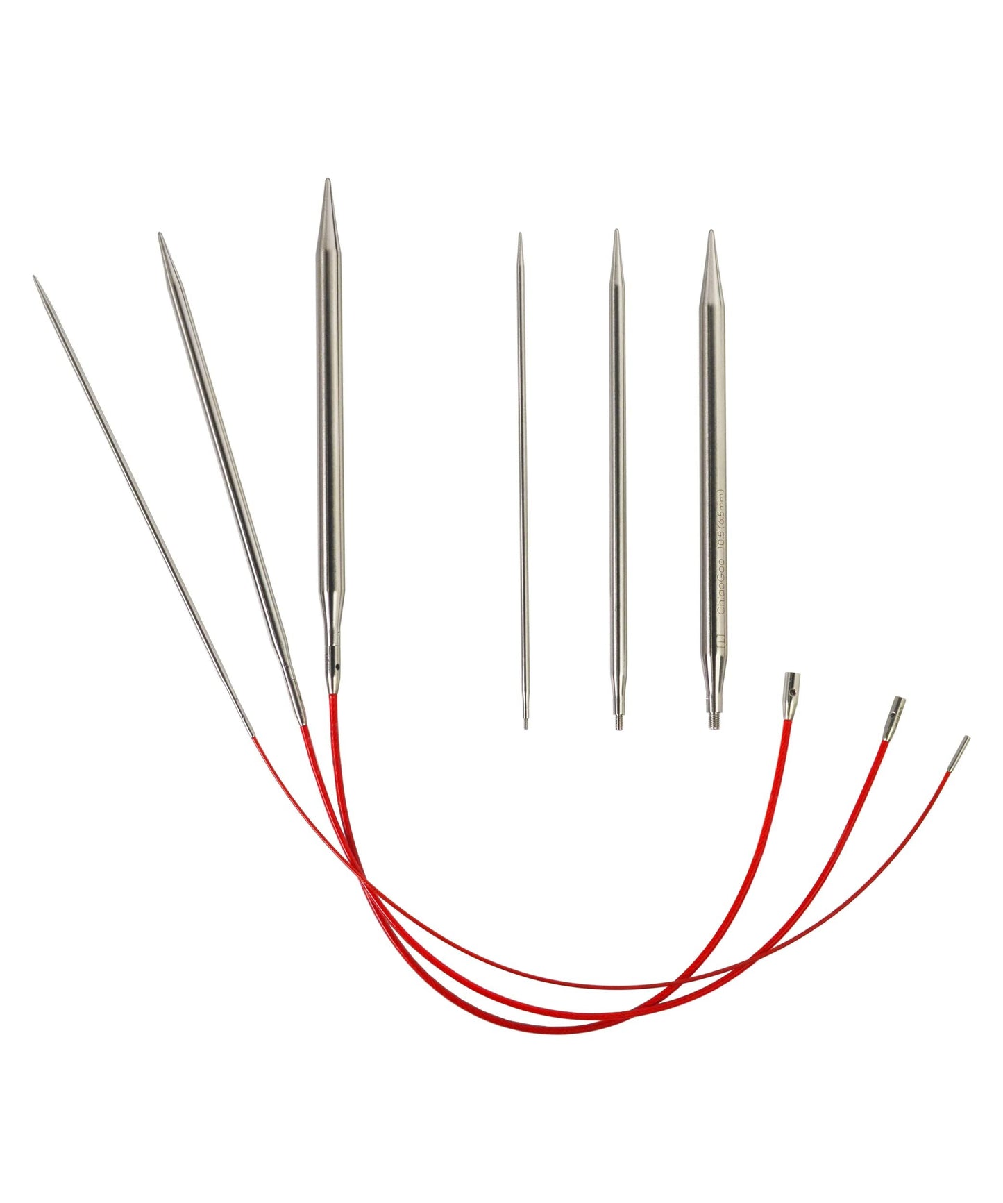 Twist Red Lace Interchangeable Tips 5-Size 0/2mm