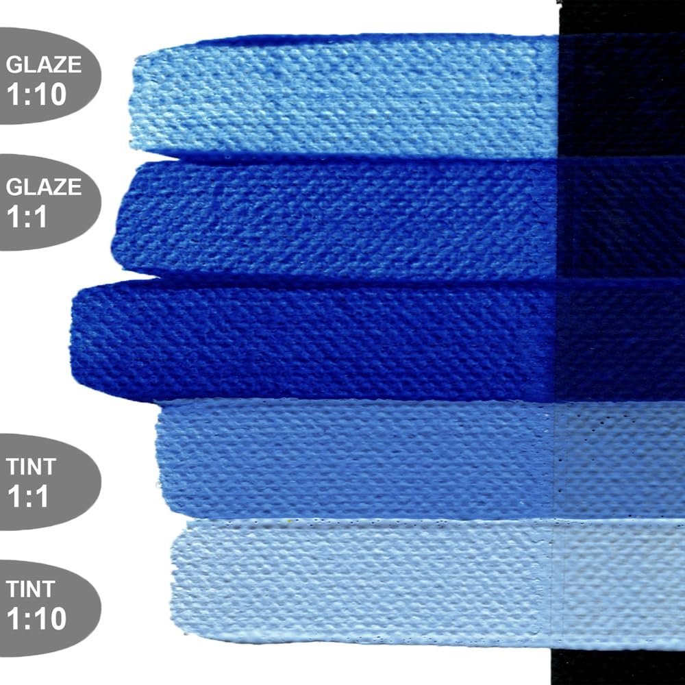 GOLDEN SoFlat Matte Acrylics, Cobalt Blue, 2 fl. oz. Jar, Professional Acrylic Paint, Semi-Transparent