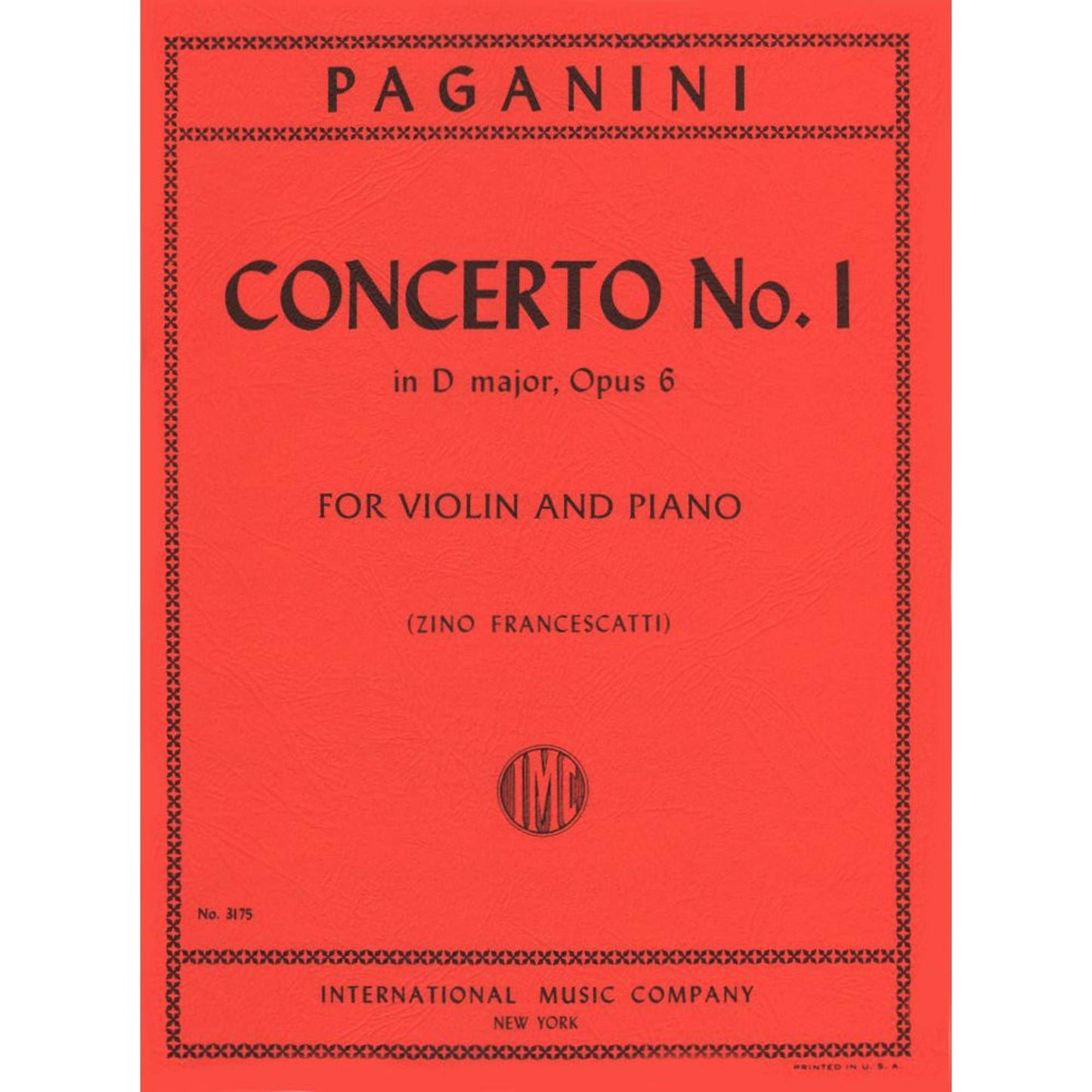 Paganini, Niccolo - Concerto No 1 in D Major, Op 6 - for Violin and Piano - edited by Zino Francescatti - International [Sheet music] [Sheet music] [Sheet music] [Sheet music] [Sheet music] [Sheet music] [Sheet music] [Sheet music] [Sheet music] [Sheet...
