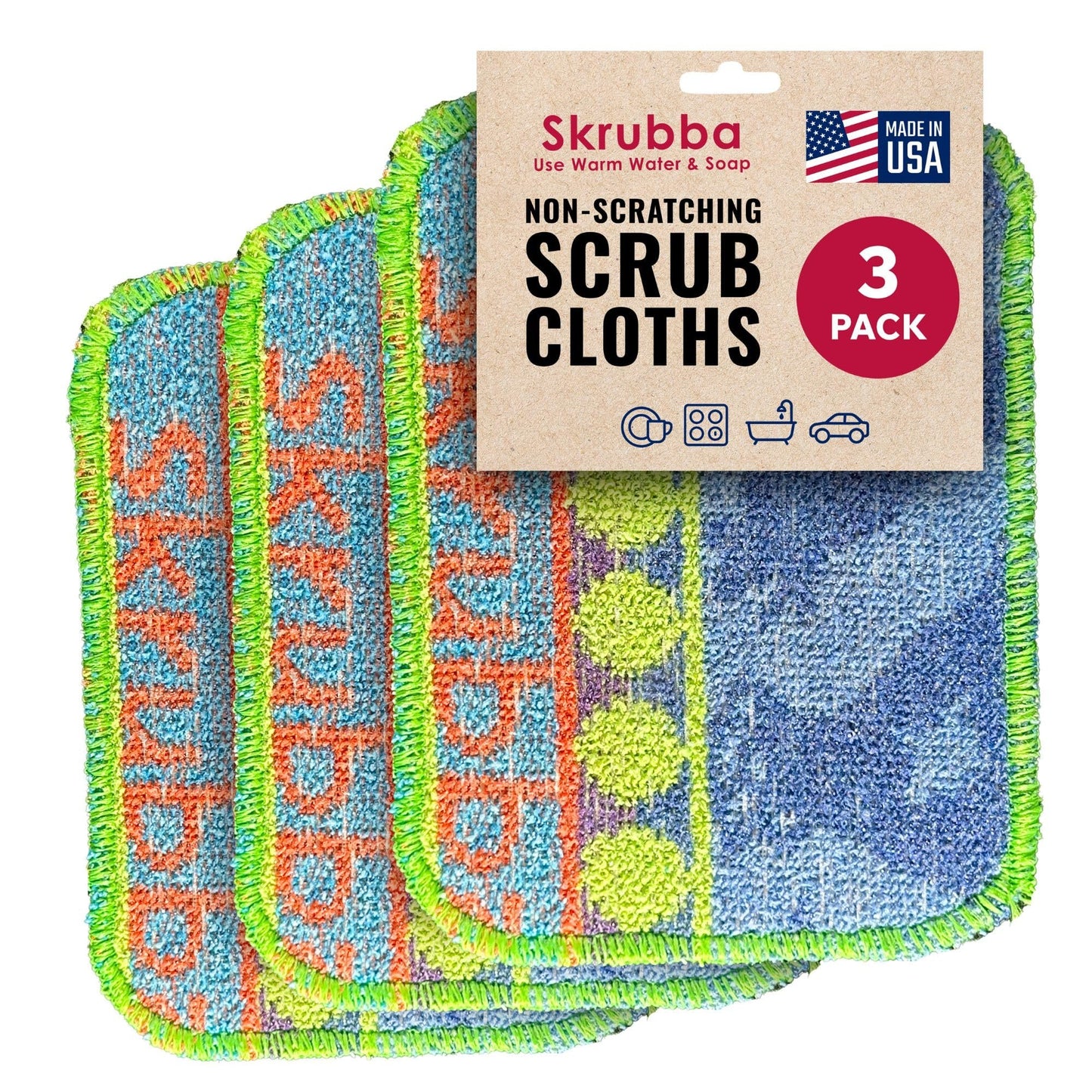 Wet-it Skrubba New European Scrubby Non-Scratching Scouring Pad
