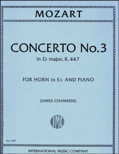 Concerto No. 3 in Eb Major, K.447 for horn in Eb (IMC1569)