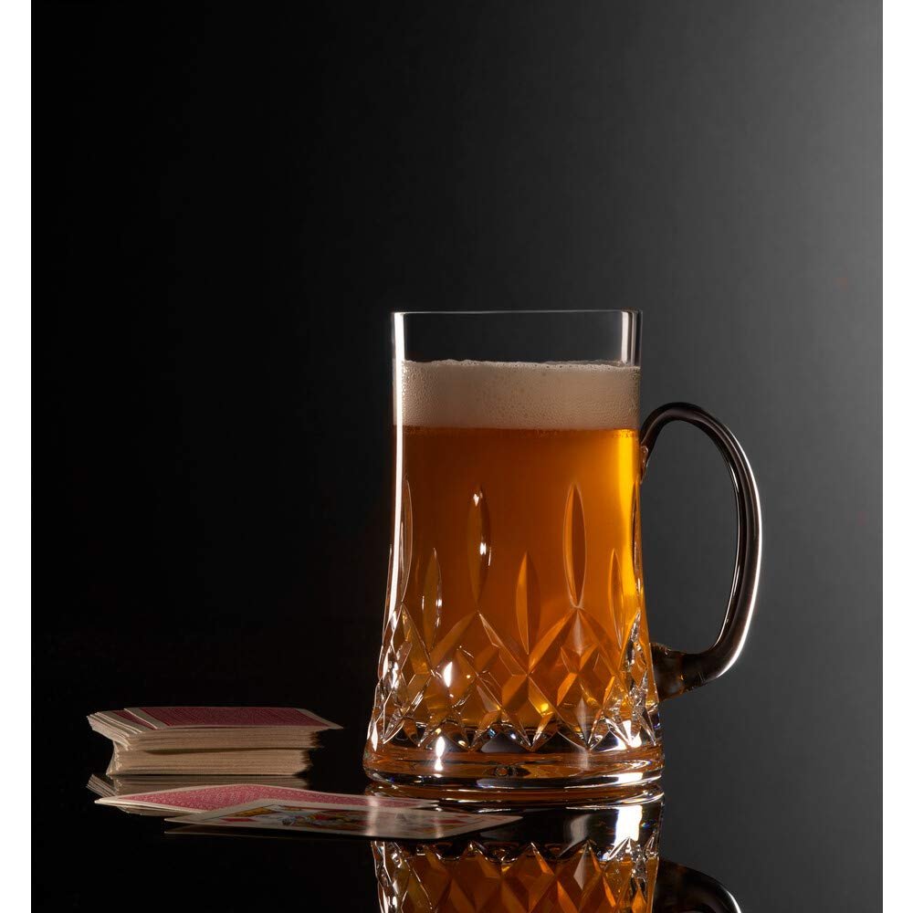 Waterford Connoisseur Lismore Beer Mug, Clear, 20 oz