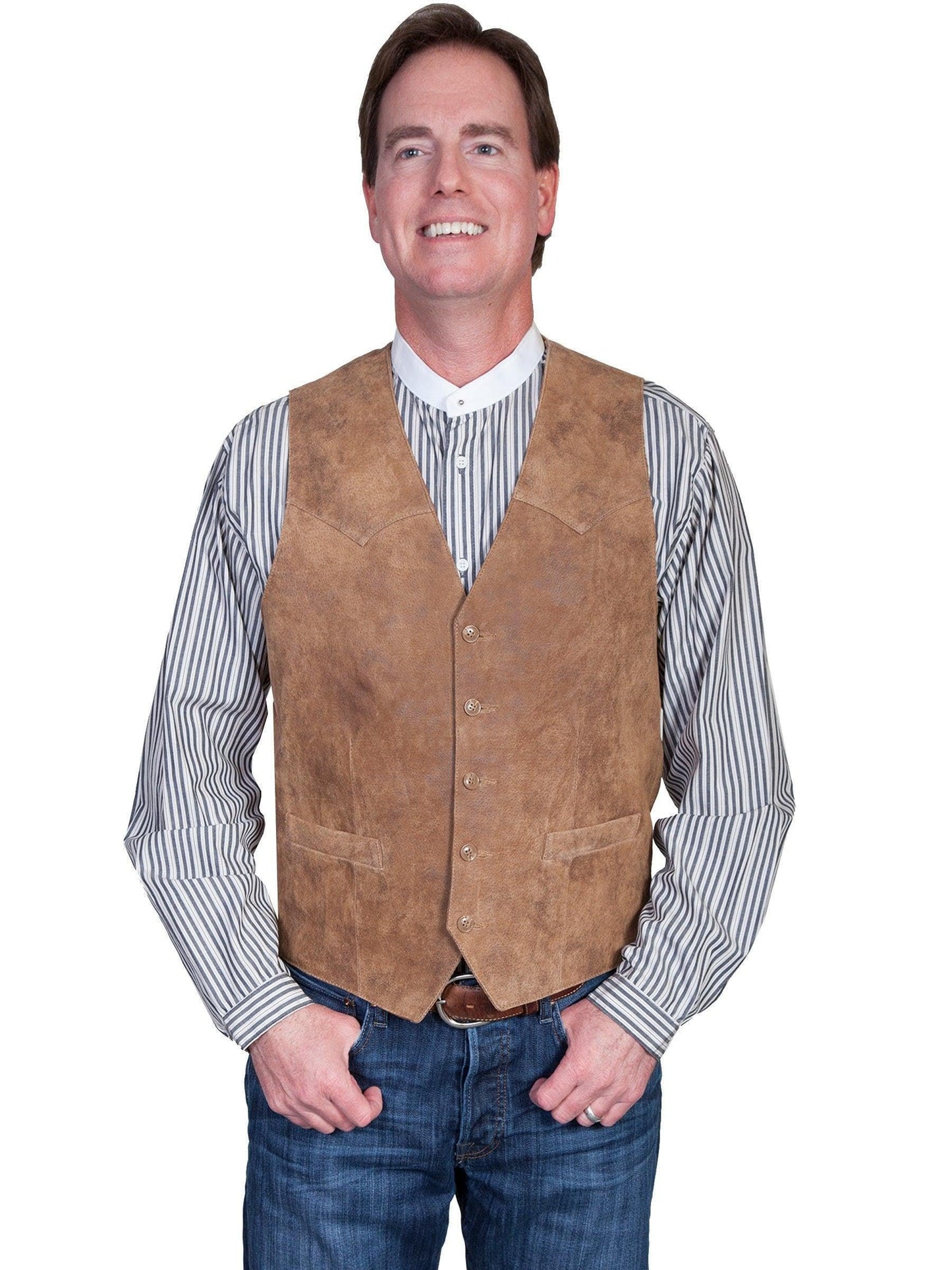 Scully Men's Lamb Leather Vest - 503-189