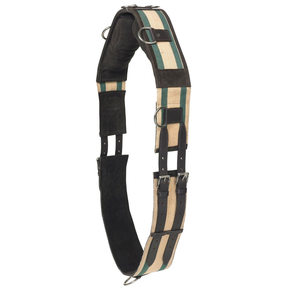 CAMELOT Web 8-Ring Surcingle Brown