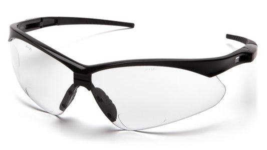 Pyramex PMXTREME Readers Bifocal Safety Glasses Eye Protection Clear +1.5 Bifocal Lens Includes Cord