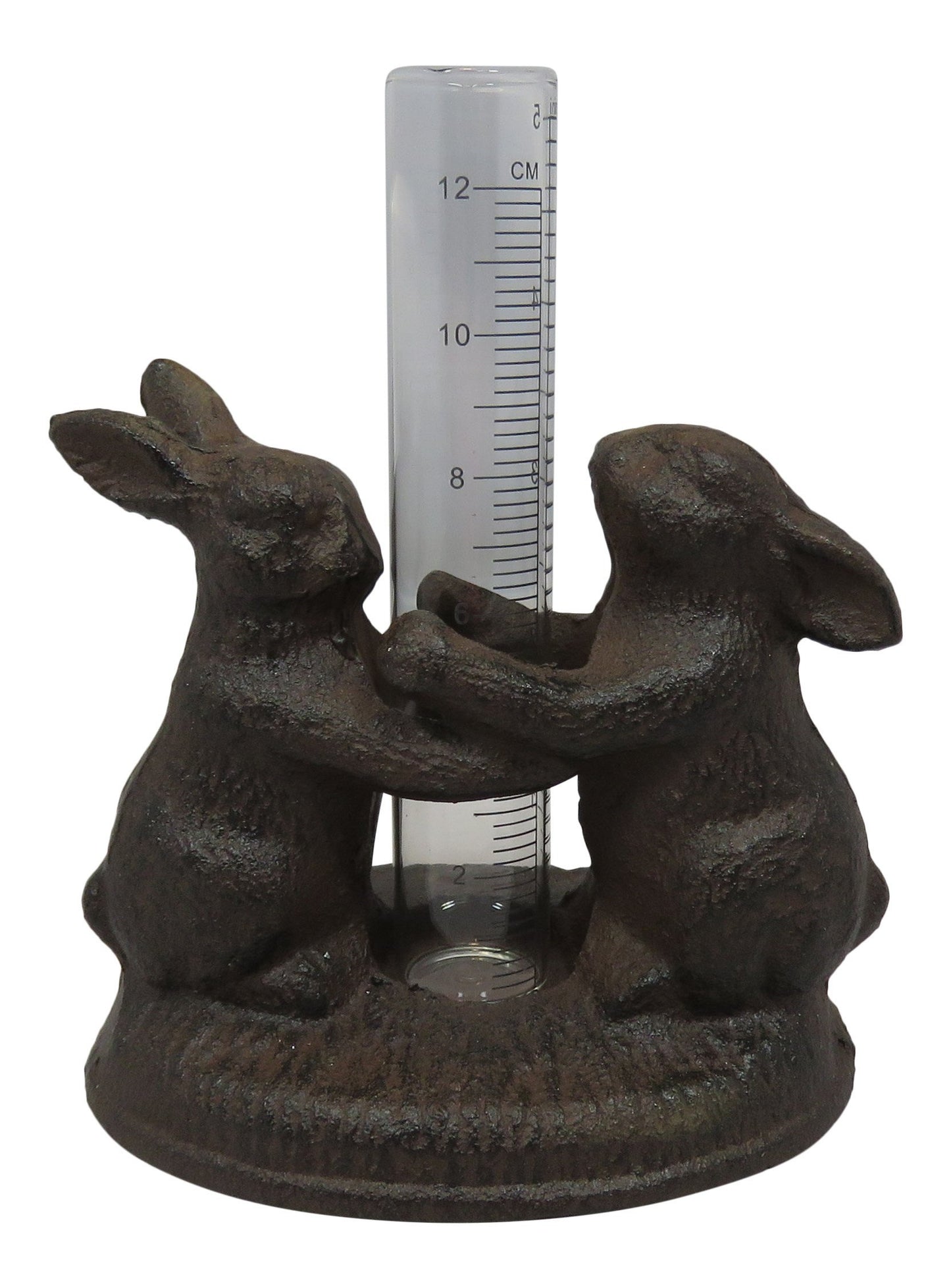 Marshall Home and Garden Cast Iron Bunny Rabbit Rain Gauge