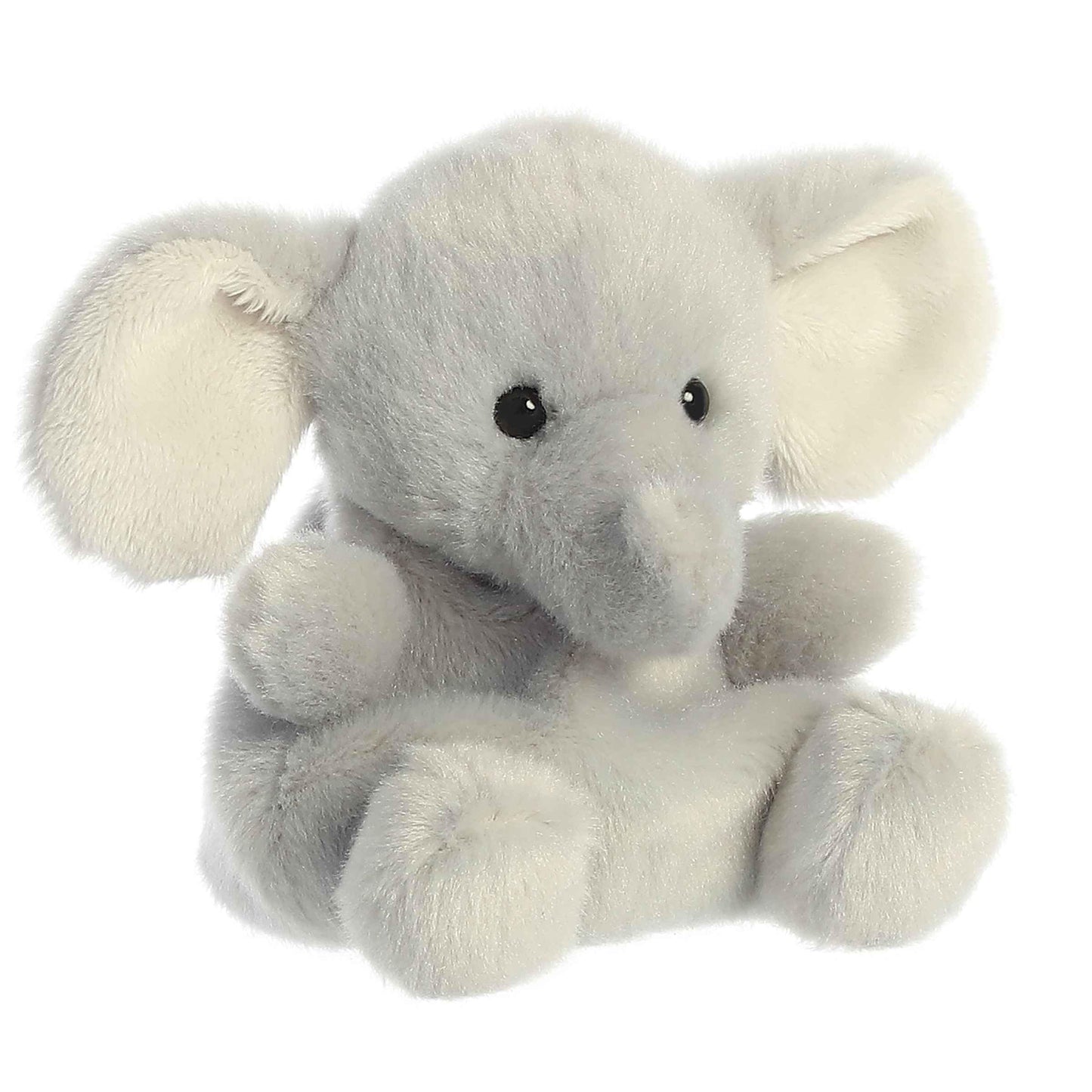 Aurora® Adorable Palm Pals™ Stomps Elephant™ Stuffed Animal - Fun Collectible Plush for Kids and Adult Collectors - Perfect for Decorating Rooms and Birthday Gifts - Gray 4.5 Inches