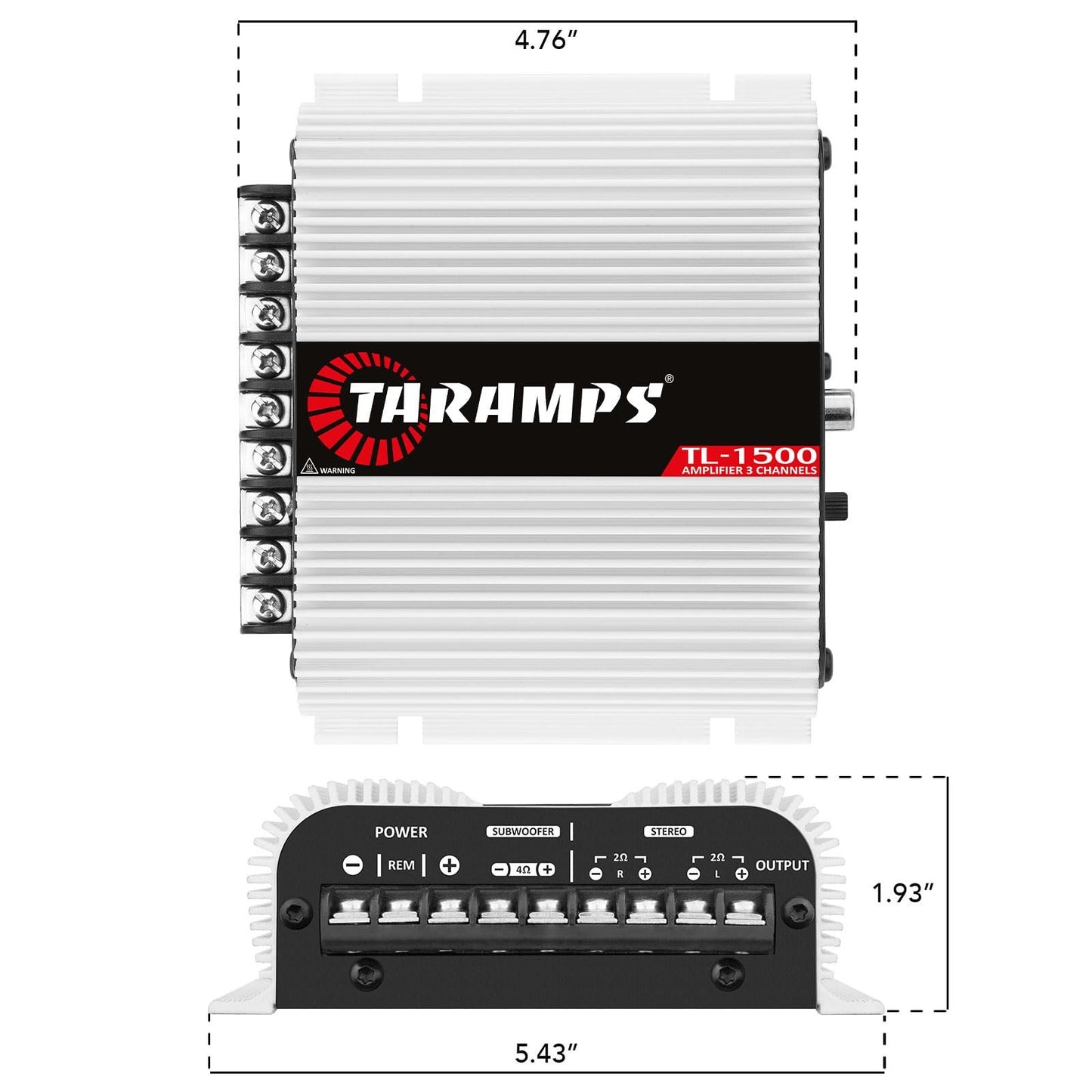 Taramp's TS 400X4 2 Ohms 4 Channel