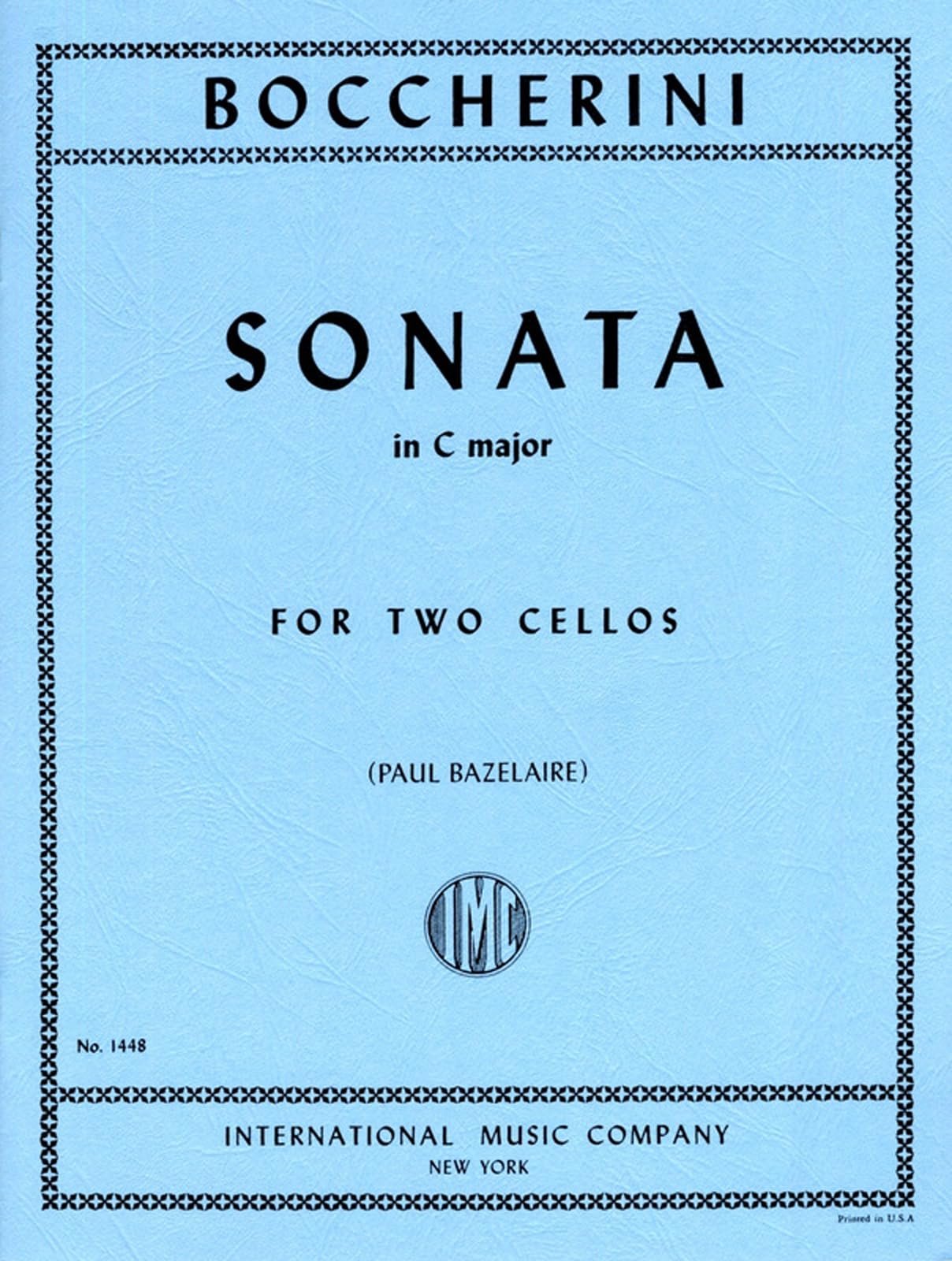 Boccherini, Luigi - Sonata In C Major G 74 for Two Cellos - Arranged by Bazelaire - International Edition [Sheet music] [Sheet music] [Sheet music] [Sheet music] [Sheet music] [Sheet music] [Sheet music] [Sheet music] [Sheet music] [Sheet music]