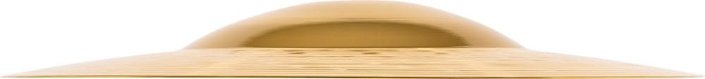 Meinl Cymbals HCS 18” Big Bell Ride Cymbal for Drum Set — Made in Germany — Traditional Finish Brass, 2-Year Warranty (HCS18BBR)